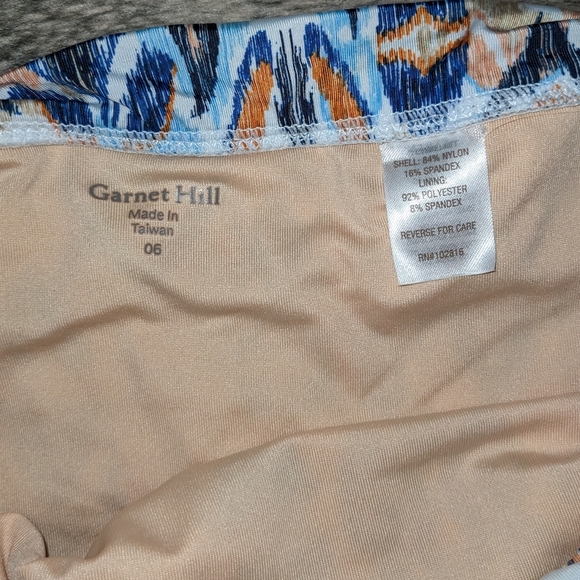 Garnet Hill Ikat Multi Bandeau Bikini 6 - Picture 4 of 7